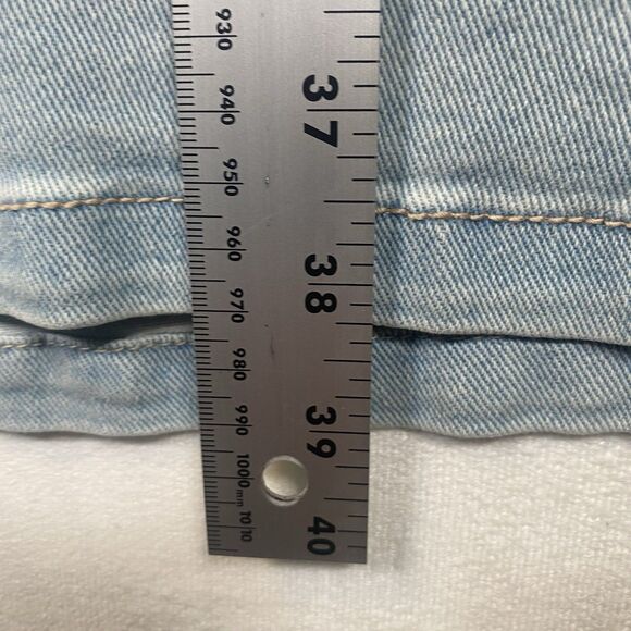 Terra & Sky Women’s Plus Size Blue Denim Shirt Dress Button Front Pockets NWT - Picture 11 of 13